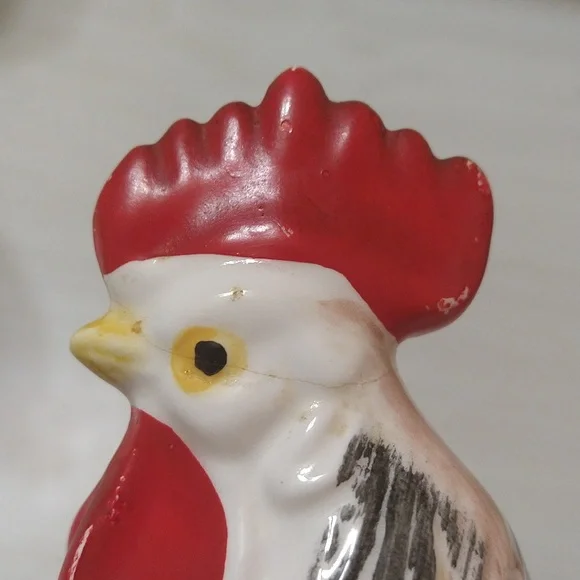 Vintage Lefton Ceramic Hand Painted Rooster - Picture 6 of 8
